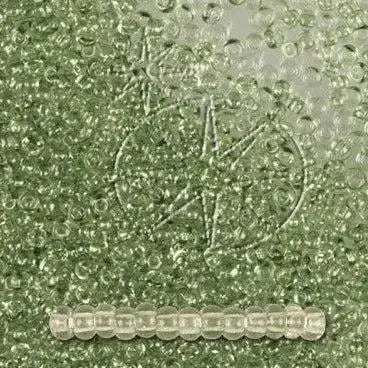 Grønne glasperler, preciosa, dark green 2 dyed crystal, storkøb 