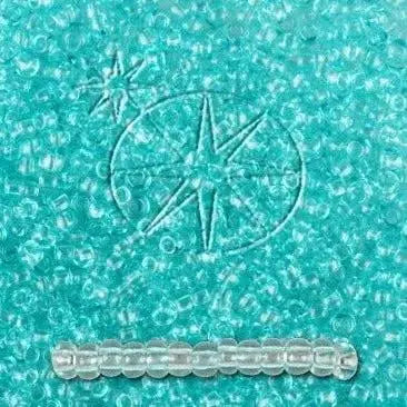 Blå glasperler, preciosa, turquoise dyed crystal, storkøb 