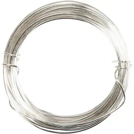 Smykketråd, wire i sterlingsølv 0,6 mm, 100 cm Fritz