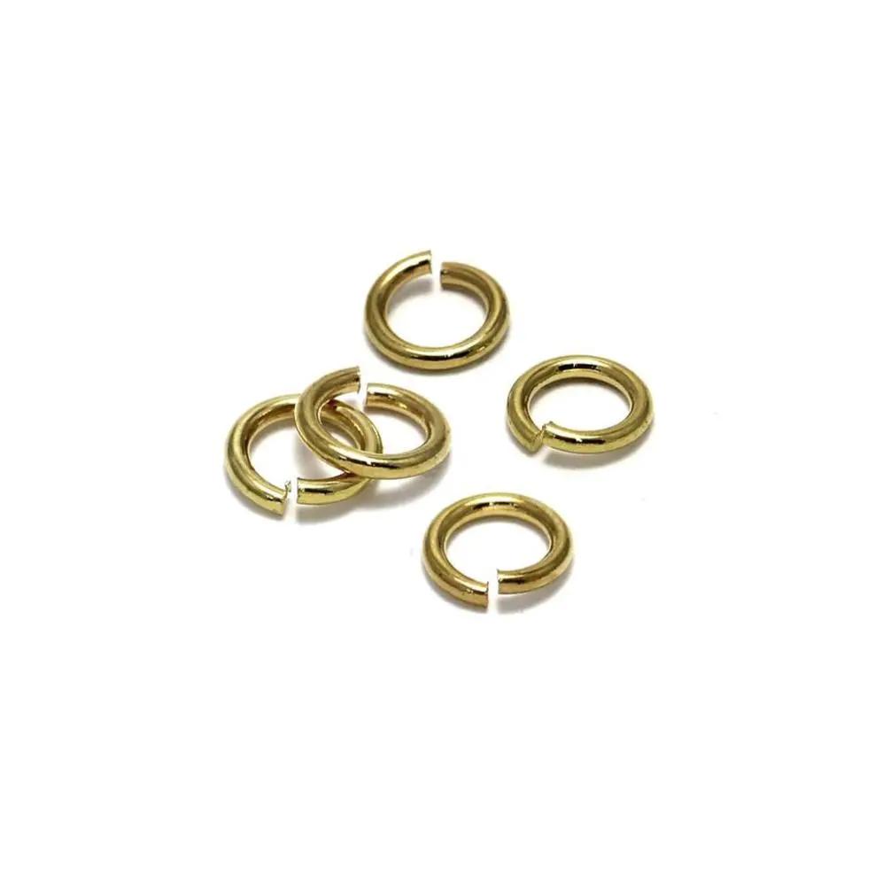 Øskner, åbne, messing  5x0,8mm Tax