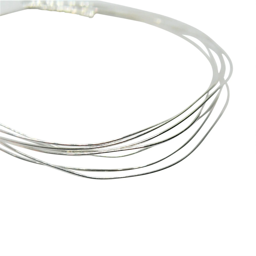 Smykketråd, wire 0,4 mm, sterlingsølv, 1 m 