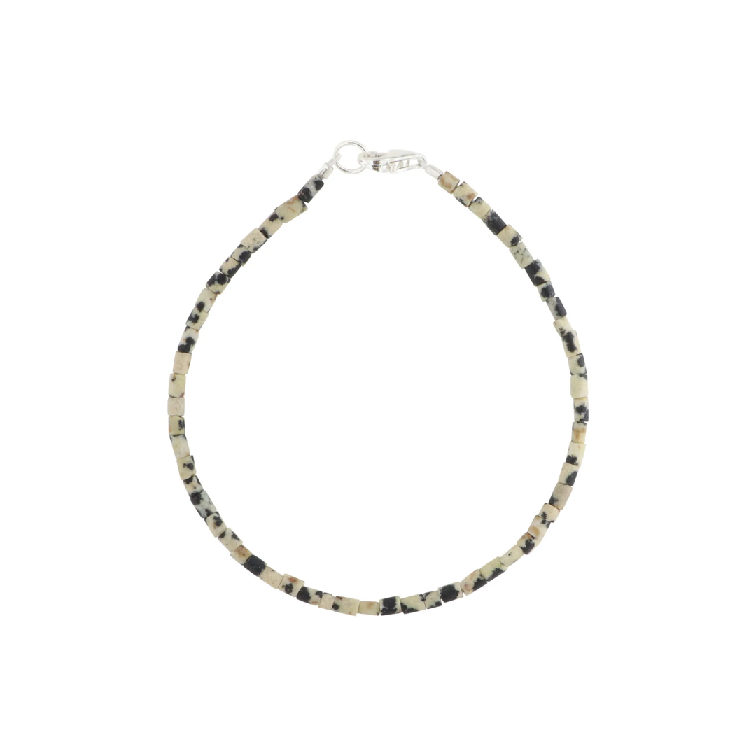Armbånd, smykkesten rør, forgyldt sterlingsølv og sterlingsølv Beadhouse of Copenhagen