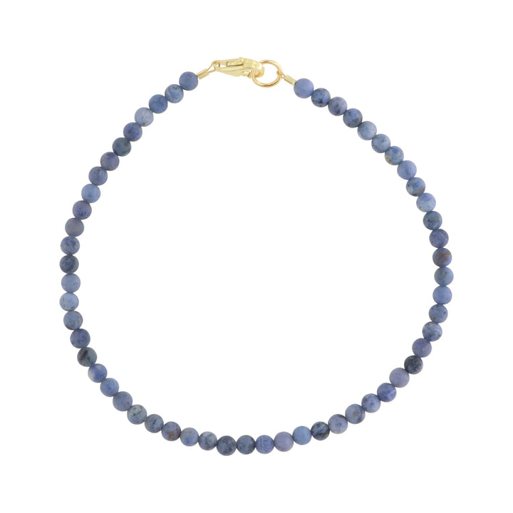 Armbånd med halvædelsten, forgyldt sterlingsølv og sølv Beadhouse of Copenhagen