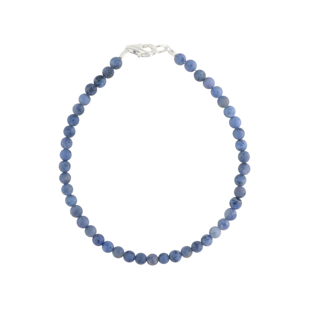 Armbånd med halvædelsten, forgyldt sterlingsølv og sølv Beadhouse of Copenhagen