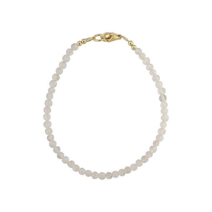 Armbånd med halvædelsten, forgyldt sterlingsølv og sølv Beadhouse of Copenhagen