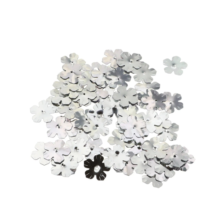 Palietter, blomst, 13-24mm, 10-40g, uden regnbueskær, flere varianter Beadhouse of Copenhagen