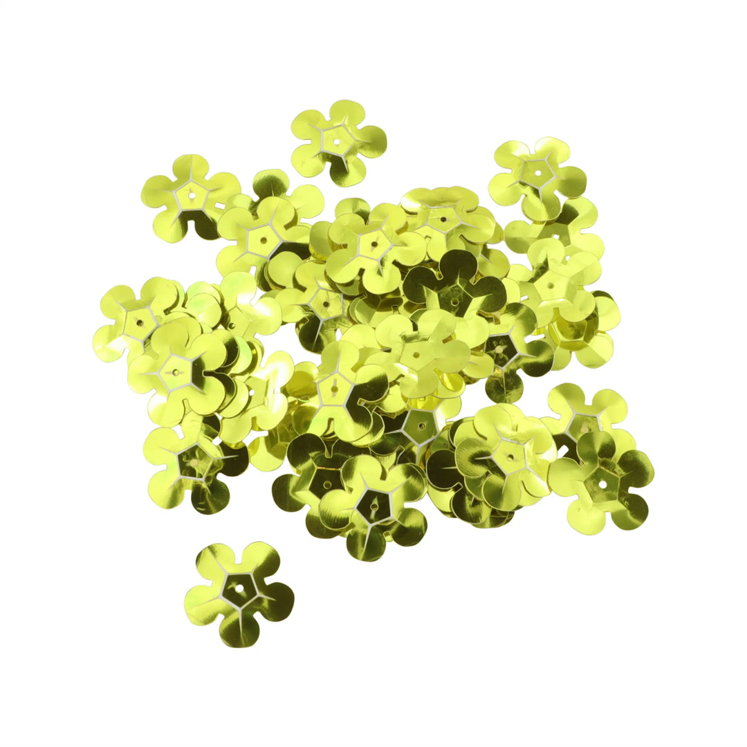Palietter, blomst, 13-24mm, 10-40g, uden regnbueskær, flere varianter Beadhouse of Copenhagen