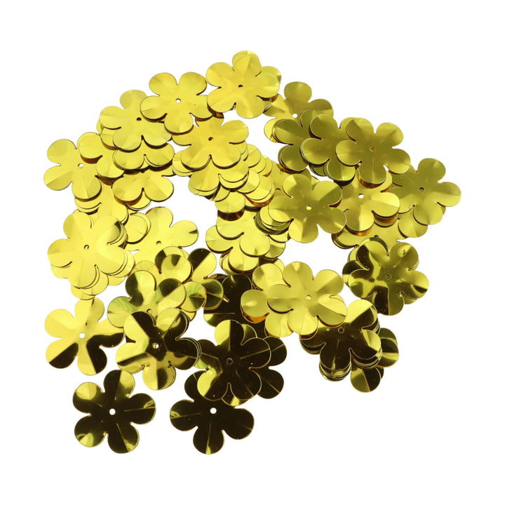 Palietter, blomst, 13-24mm, 10-40g, uden regnbueskær, flere varianter Beadhouse of Copenhagen