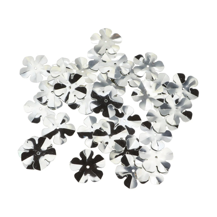 Palietter, blomst, 13-24mm, 10-40g, uden regnbueskær, flere varianter Beadhouse of Copenhagen