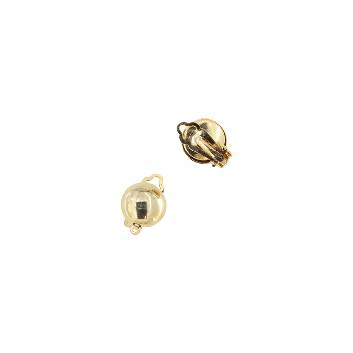 Clipsøreringe til montering, forgyldt messing, 14 x 19 mm, storkøb BOC