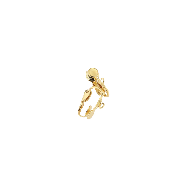 Clipsøreringe til montering, forgyldt messing, 16 x 10 mm, storkøb BOC