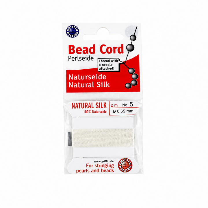 Find Perlesnor, naturlig silke, hvid m. nål, 2 m blandt vores store udvalg af  Metervarer hos  Beadhouse of Copenhagen i dag. Husk gratis fragt over 400kr