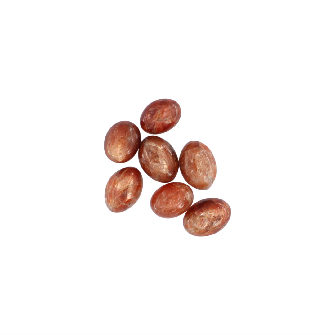 Cabochon, solsten, oval, 1-10stk flere varianter 