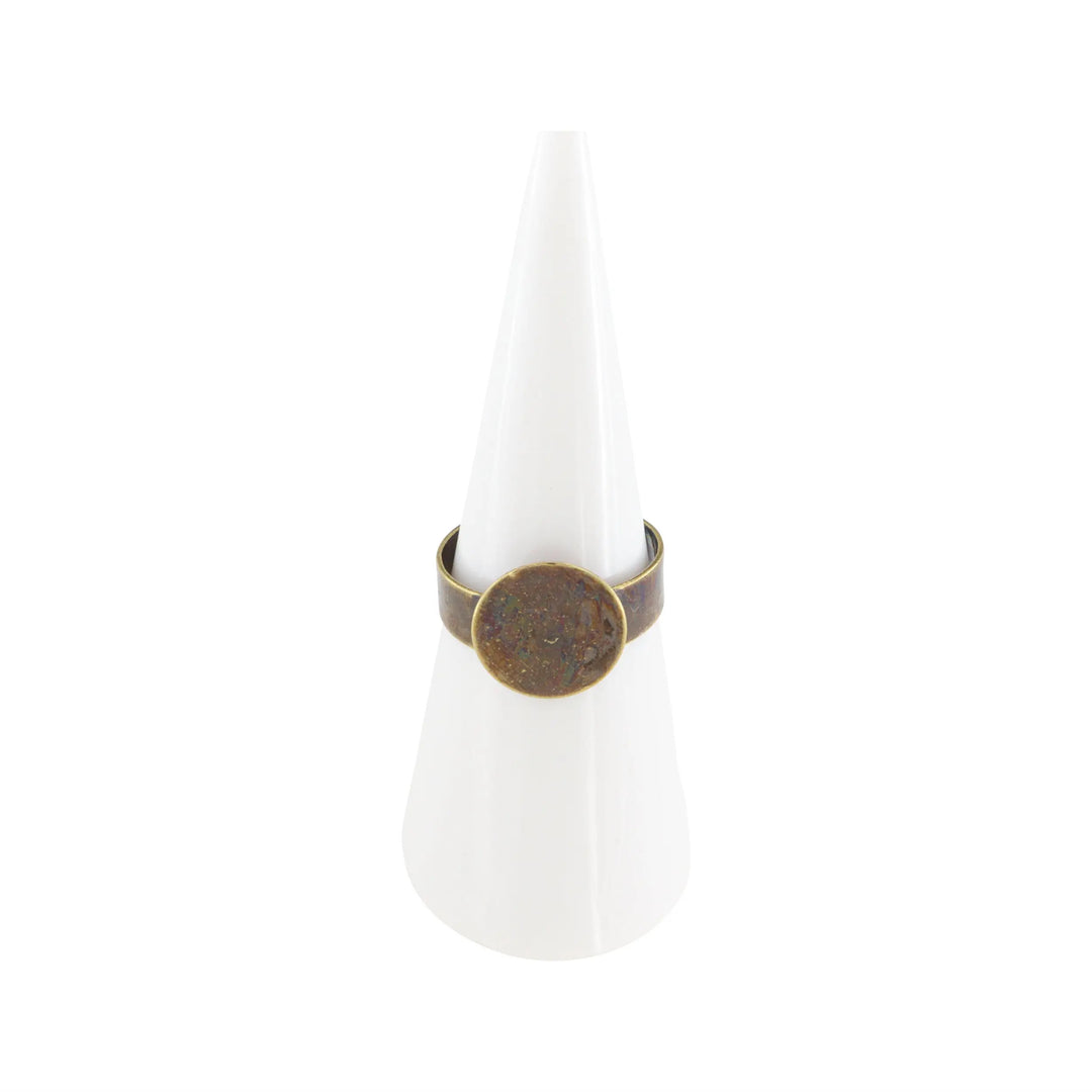 Fingerring til montering, messing, justerbar, 12 mm. 1-4stk BOC