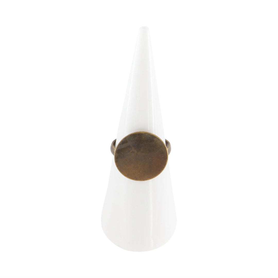 Fingerring til montering, messing, justerbar, 16 mm. 1-4stk BOC