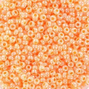 Orange glasperler, miyuki rocailles, ceylon tea rose Krea