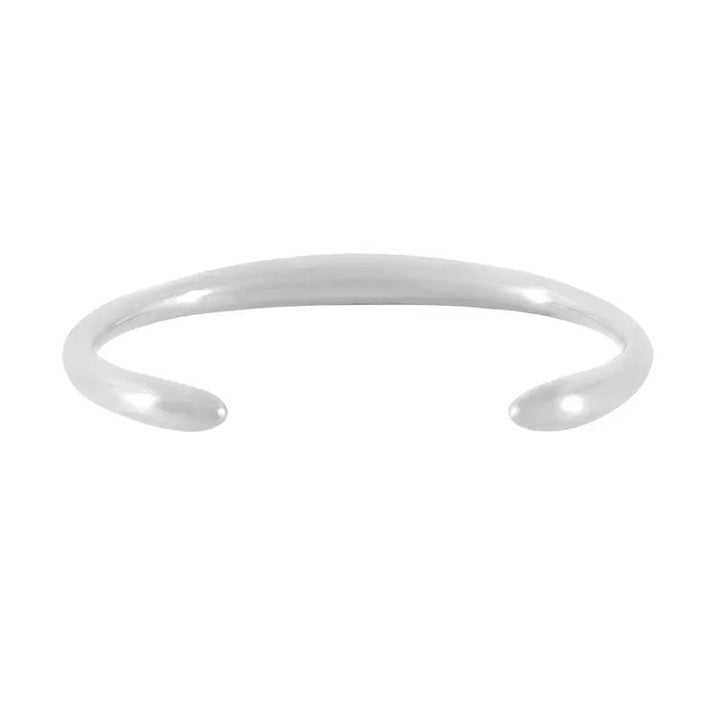 Armbånd, åben armring, 24 k forgyldt og forsølvet zamak, 17 cm, justerbar Greece