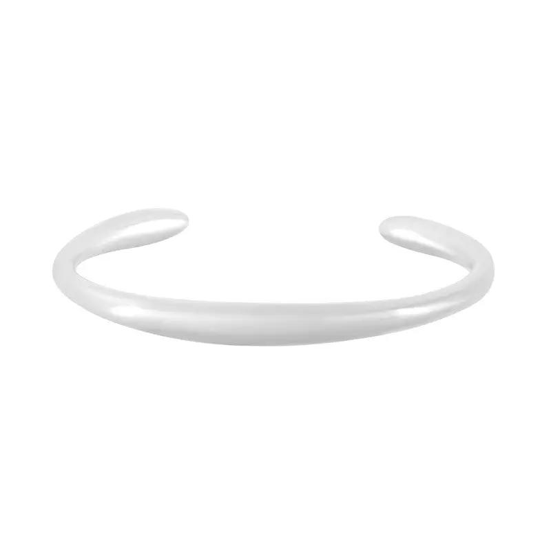 Armbånd, åben armring, 24 k forgyldt og forsølvet zamak, 17 cm, justerbar Greece