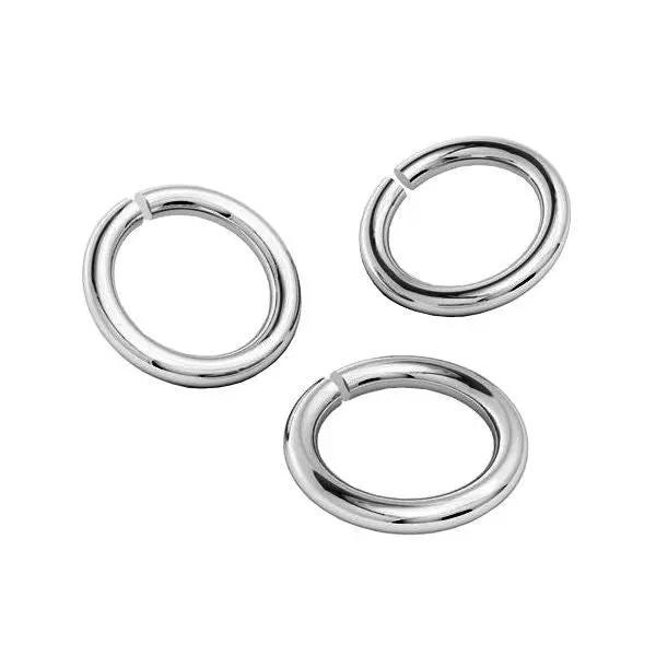 Øskner, åben, i sterlingsølv. 0,7 x 4,4 mm. 10 stk. Silveks