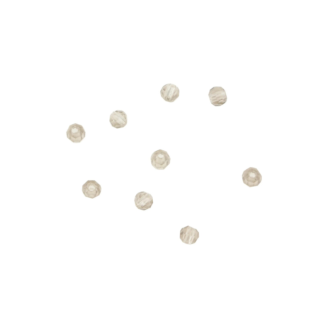 Krystalperler, preciosa beads, rund facetteret, glas, 3 mm - flere farver Preciosa