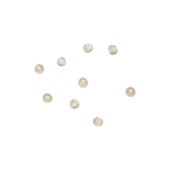 Krystalperler, preciosa beads, rund facetteret, glas, 3 mm - flere farver Preciosa