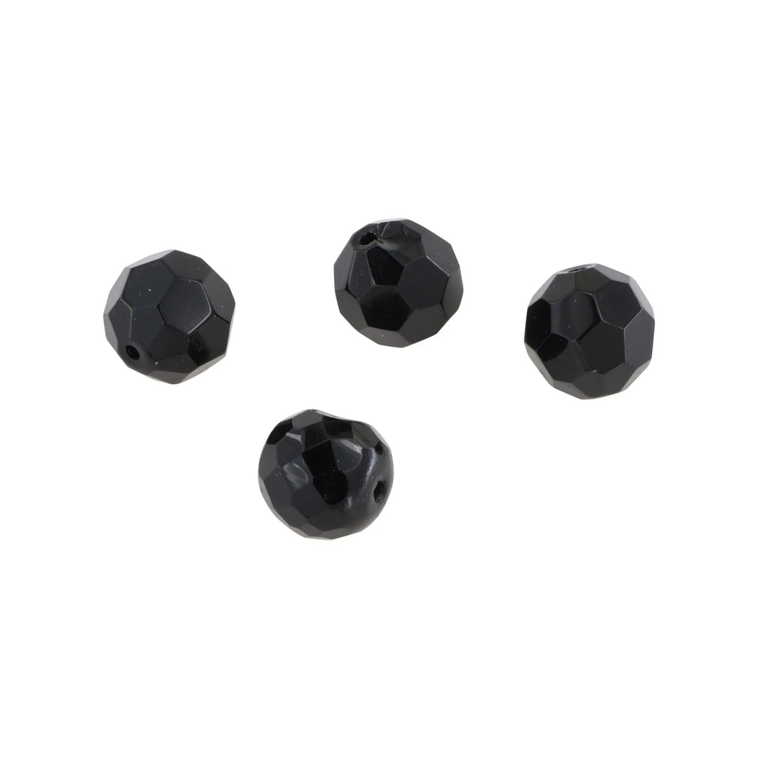 Krystalperler, preciosa beads, rund facetteret, glas, 14 mm - flere farver Preciosa