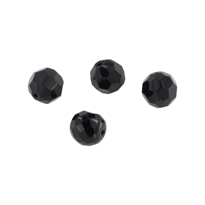 Krystalperler, preciosa beads, rund facetteret, glas, 14 mm - flere farver Preciosa