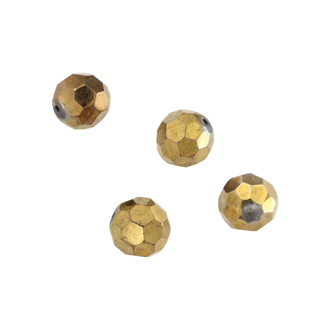 Krystalperler, preciosa beads, rund facetteret, glas, 16mm - flere farver Preciosa