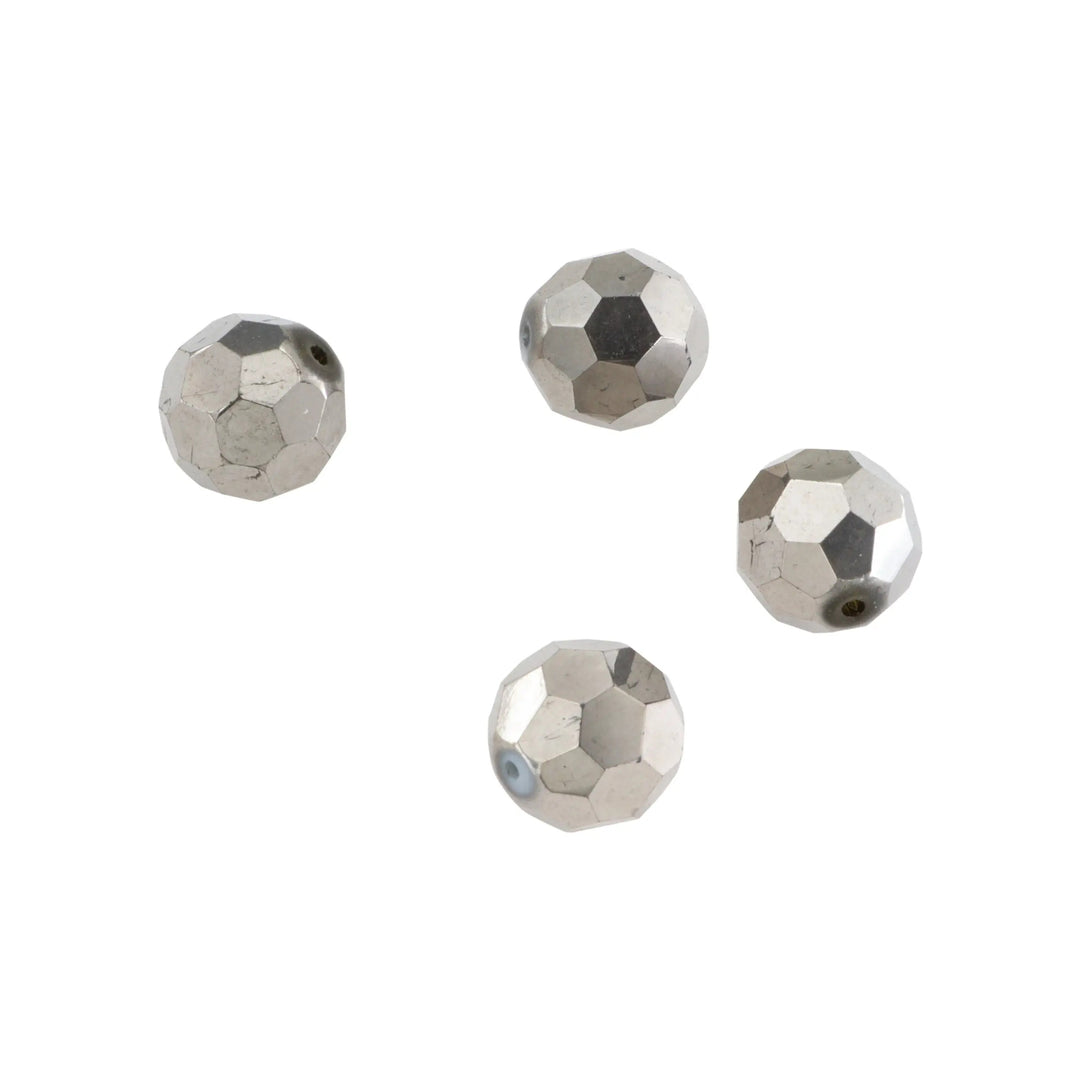 Krystalperler, preciosa beads, rund facetteret, glas, 16mm - flere farver Preciosa