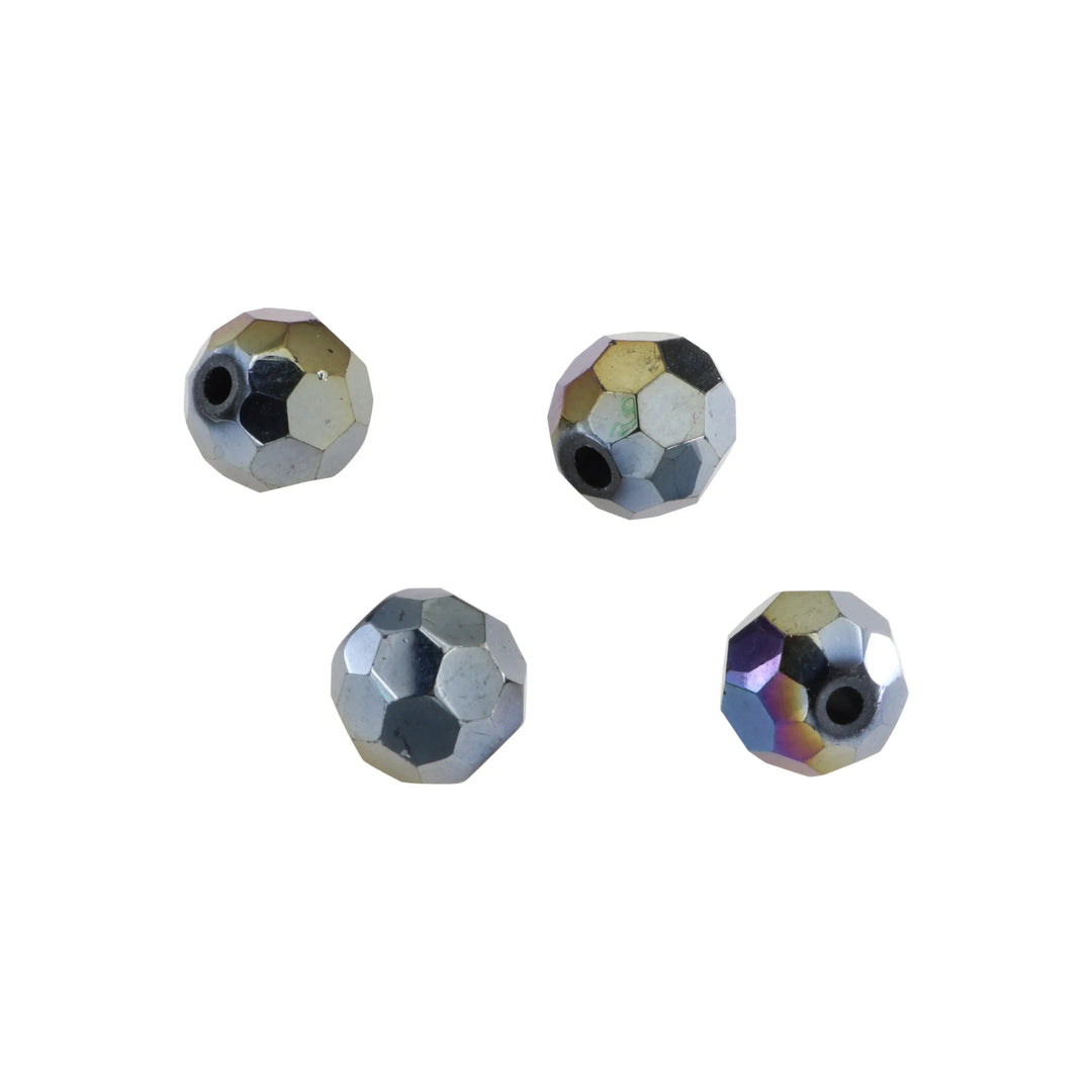 Krystalperler, preciosa beads, rund facetteret, glas, 16mm - flere farver Preciosa
