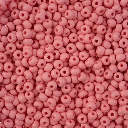 Pink glasperler, preciosa, permalux mat pink, storkøb Preciosa