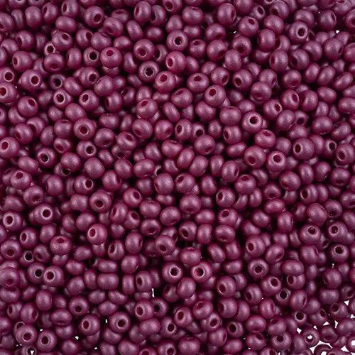 Lilla glasperler, preciosa, permalux dark puple, storkøb Preciosa
