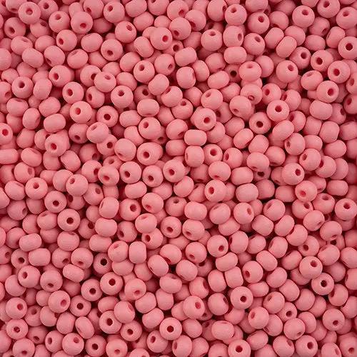 Pink glasperler, preciosa, permalux mat pink, storkøb Preciosa