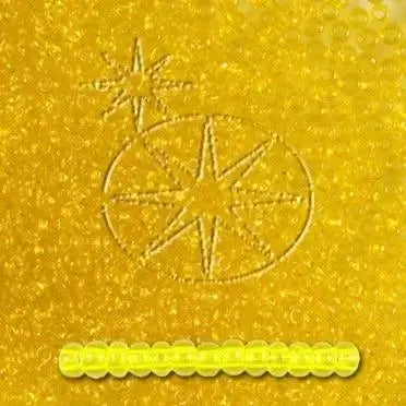 Gule glasperler,  preciosa, natural transparent yellow, storkøb 