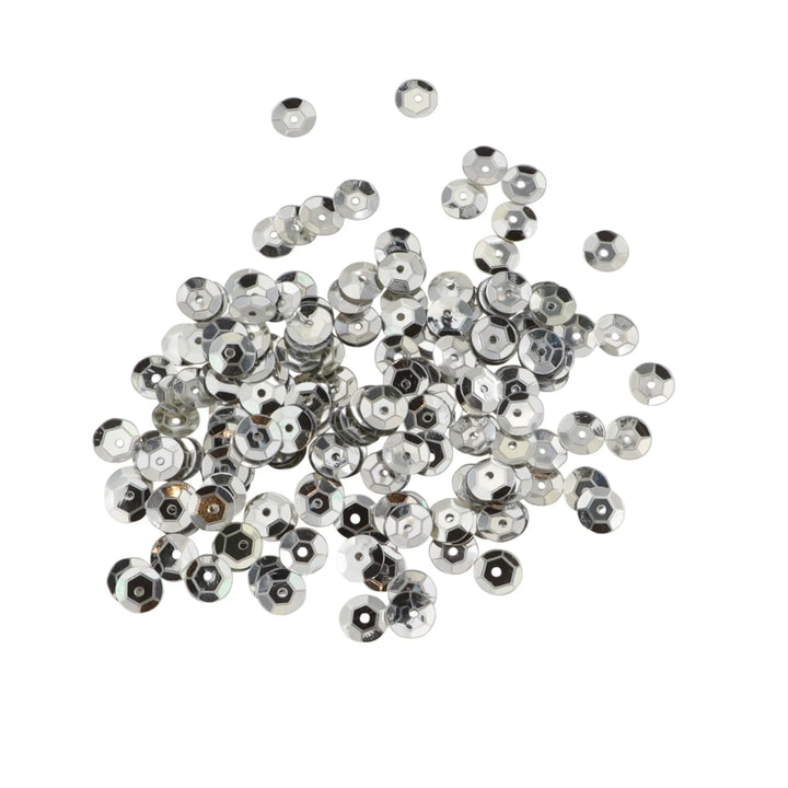 Palietter, runde, 4-13mm, uden regnbueskær, 10-40g, flere varianter Beadhouse of Copenhagen