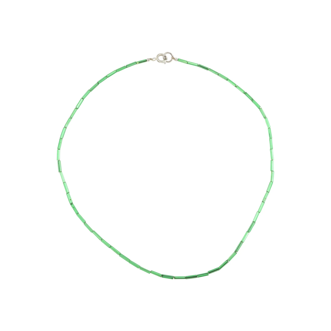 Halskæde, rørperler, plastik, flere varianter, 40cm Beadhouse of Copenhagen
