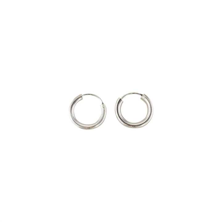 Øreringe, hoops, 20 mm, sterlingsølv og forgyldt sterlingsølv BLT