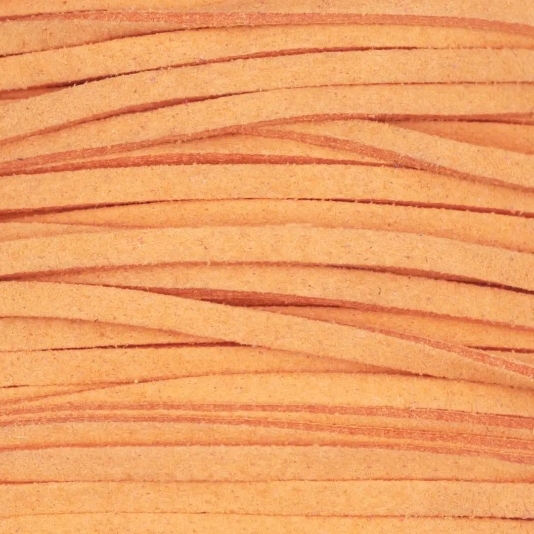 Snor, lys orange, ruskind 3 mm x 1,5 m Tax