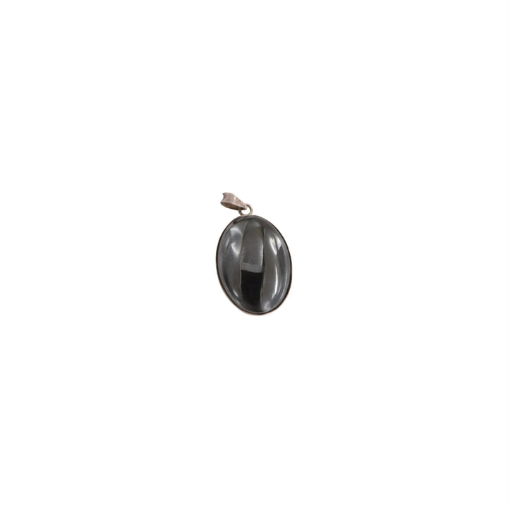Vedhæng, oval m. sten, sterlingsølv, 26mm, flere varianter Beadhouse of Copenhagen