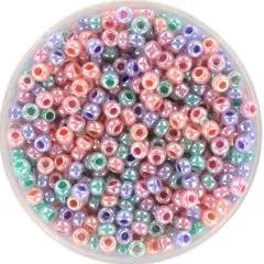 Mix glasperler, miyuki rocailles seed beads, shiny colors mix Krea