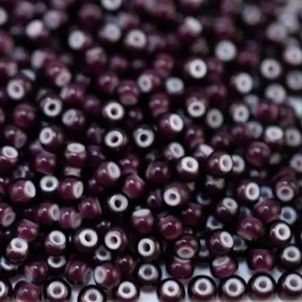 Lilla glasperler, preciosa, violet cornelian rund Preciosa