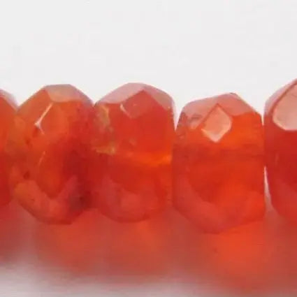 Smykkestensperler, karneol, rondel facet, 2,5mm, 1-100 stk 