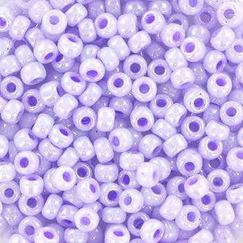 Lilla glasperler, miyuki rocailles seed beads, ceylon lavender 8/0 Krea