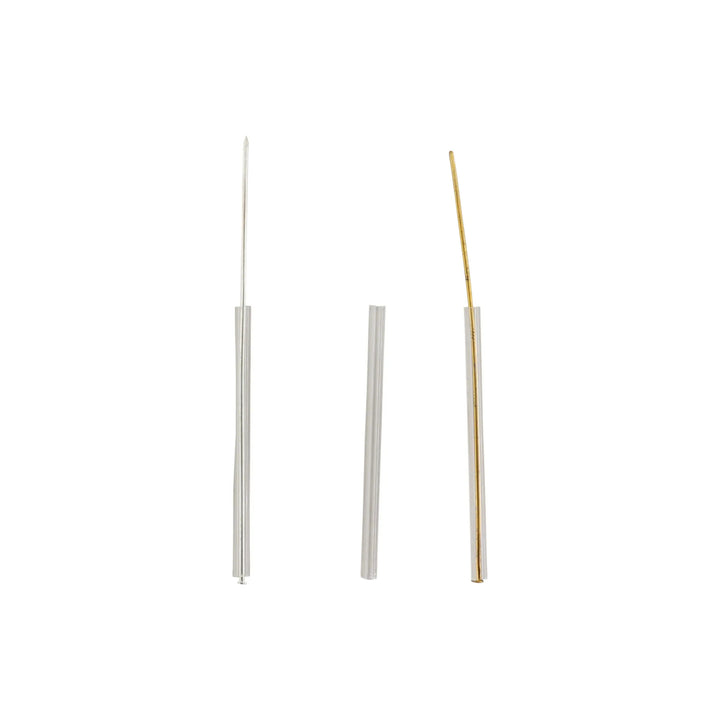 Krystal glasperler, preciosa tubes, 50 x 3 mm storkøb Preciosa