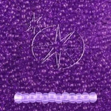 Lilla glasperler, preciosa, violet 3 dyed crystal Preciosa 01623