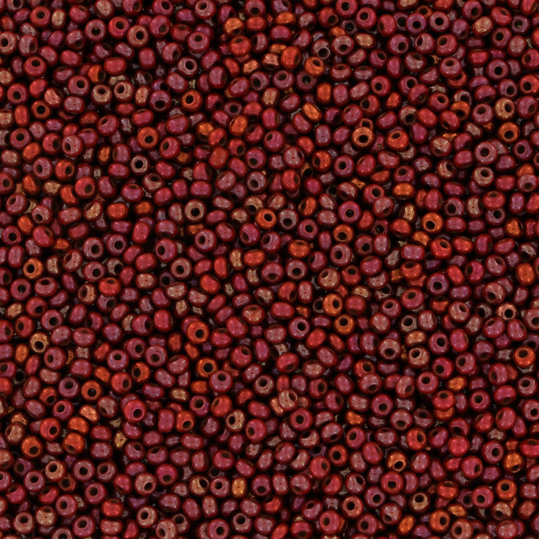 Lilla glasperler, preciosa, opaque pupple rainbow Preciosa