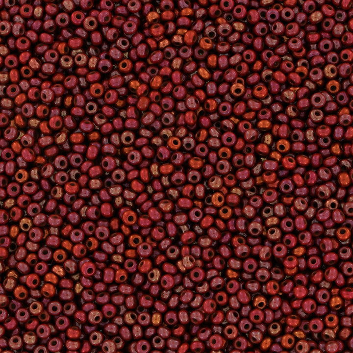 Lilla glasperler, preciosa, opaque pupple rainbow Preciosa