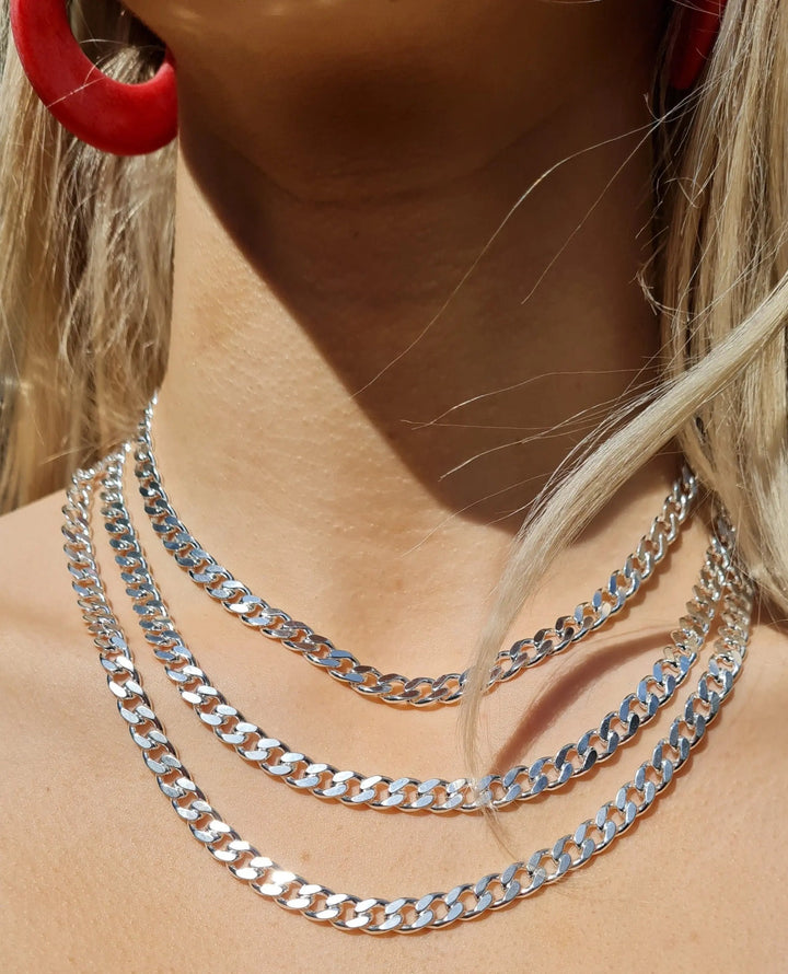 Find Halskæde, chunky panser facet kæde, forgyldt sterlingsølv, 40 - 50 cm, 6,8mm blandt vores store udvalg af  Halskæder hos  Beadhouse of Copenhagen i dag. Husk gratis fragt over 400kr