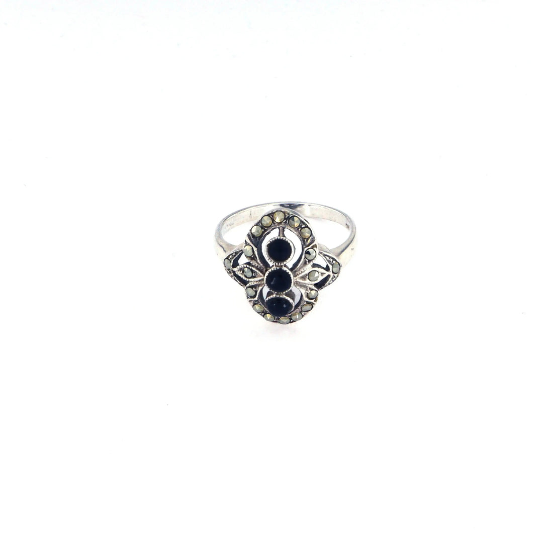 Fingerring, charleston, sterlingsølv 