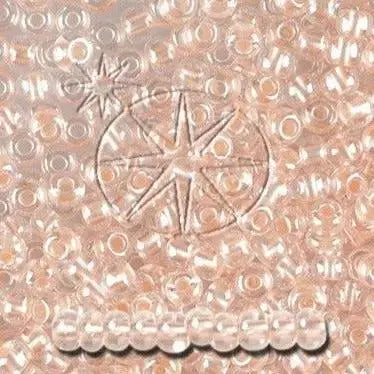 Orange glasperler, preciosa, colour lined salmon pearl crystal sfinx, storkøb 